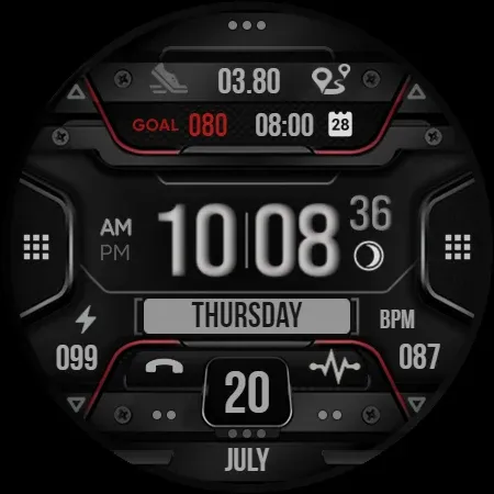 KF173 Watch face screenshot 9