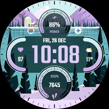 TVV Winter 2 Watch Face screenshot 12