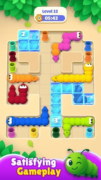 Wormmy Slither Puzzle screenshot 3