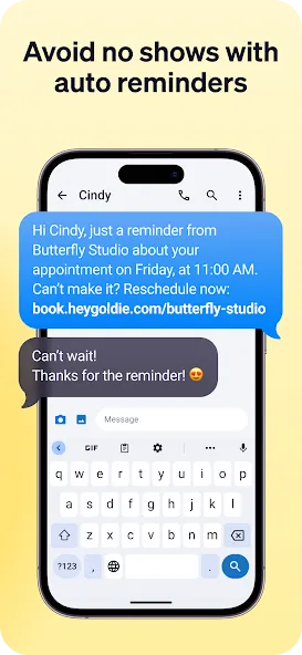 Goldie: Schedule Appointments screenshot 3
