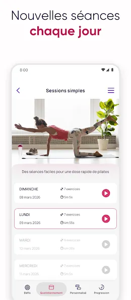 5 Minutes de Pilates screenshot 6