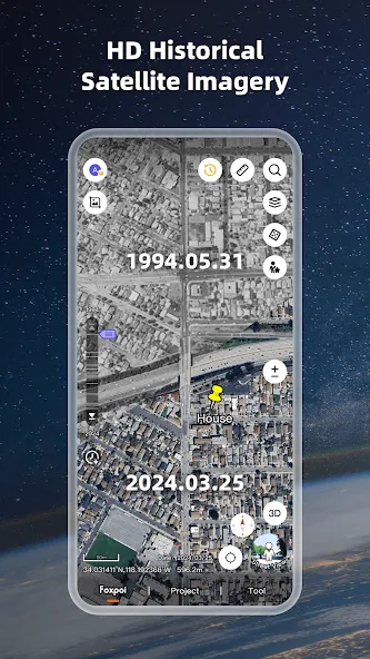 3D地図地球-衛星マップ-路線図計画 screenshot 1