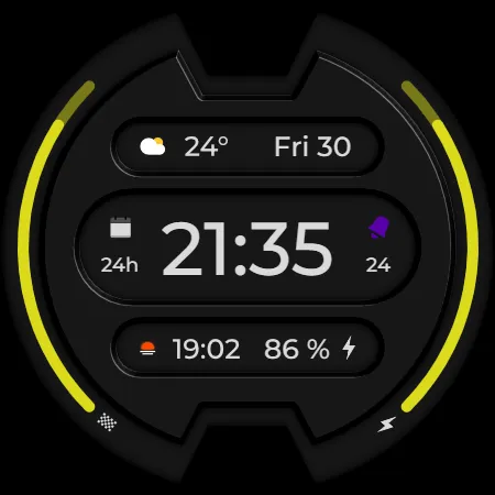 DADAM56: Digital Watch Face screenshot 23
