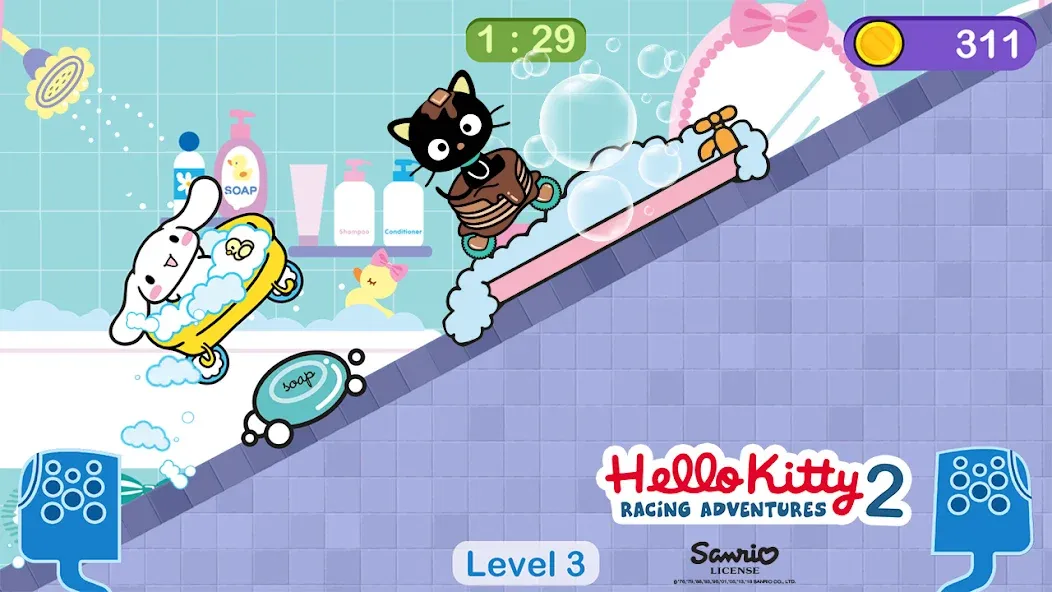 Hello Kitty games - car game screenshot 3