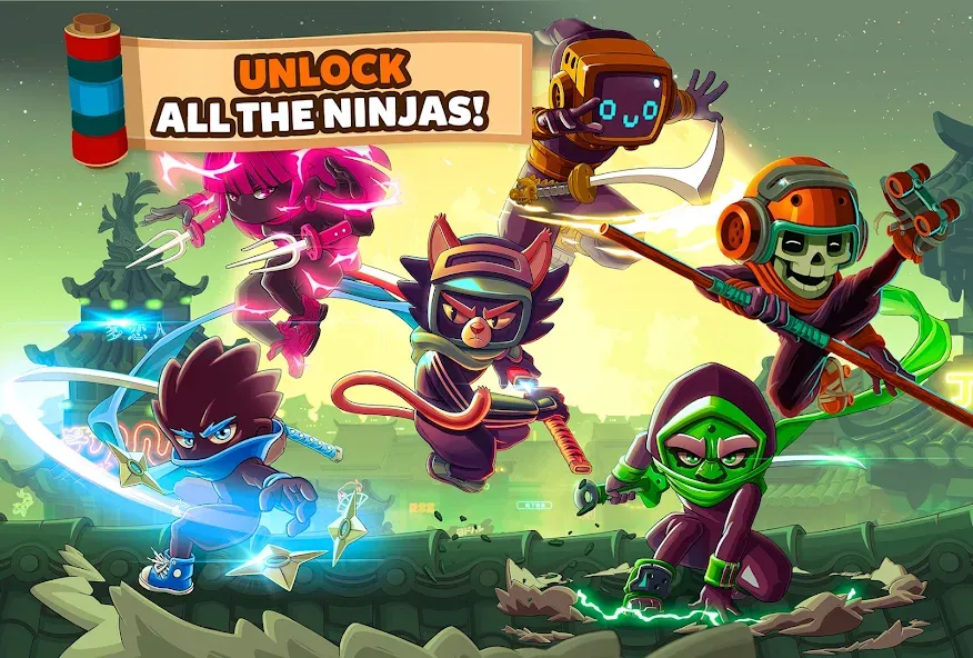 Ninja Dash Run - Offline Game screenshot 3