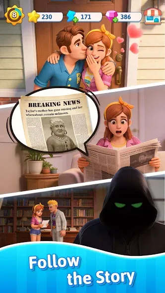 Taylor's Secret: Merge Story screenshot 1