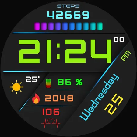 Sydney Digital Watch Face screenshot 36