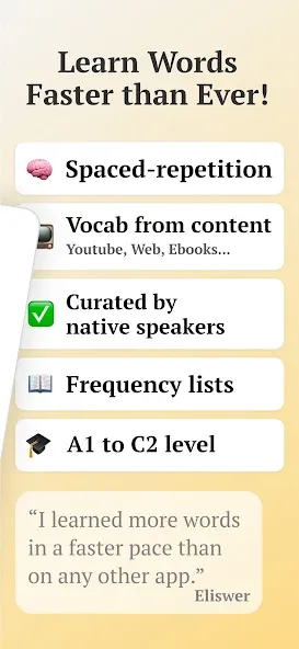 Vocabulary flashcards: Vocabuo screenshot 2