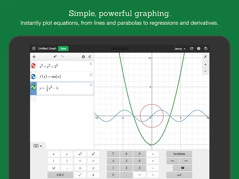 Desmos Graphing Calculator screenshot 7