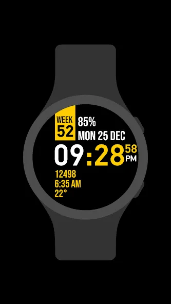 Week Watch Face screenshot 1