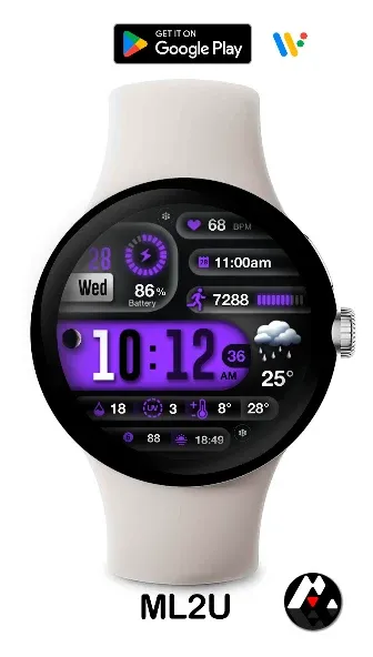 ML2U 256 Watch Face screenshot 15
