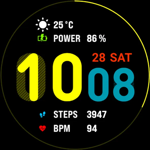 Watch face CNW0029 screenshot 6