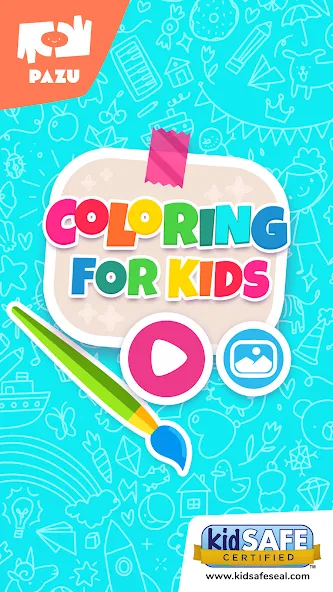 Coloring games for toddlers screenshot 1
