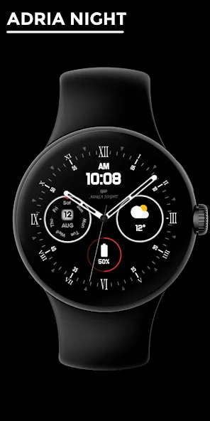 Adria Night - watch face screenshot 1