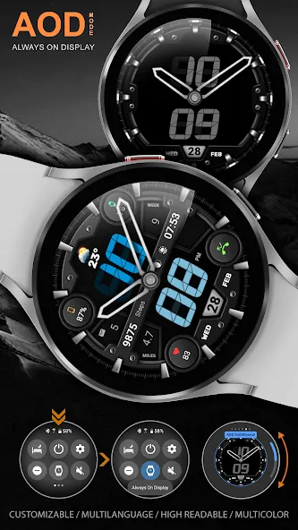 WFP 328 Hybrid watch face screenshot 8