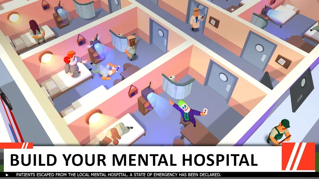 Idle Mental Hospital Tycoon screenshot 1