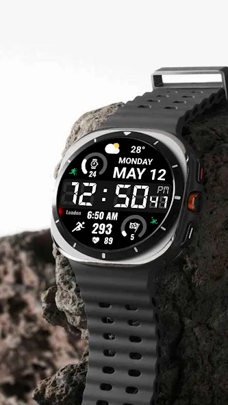 Big Bold Digital WearOS NTV584 screenshot 11