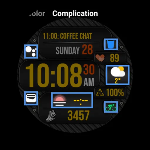 Digital Watch Face MB368 screenshot 29