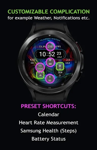Plasmic Watch Face screenshot 6