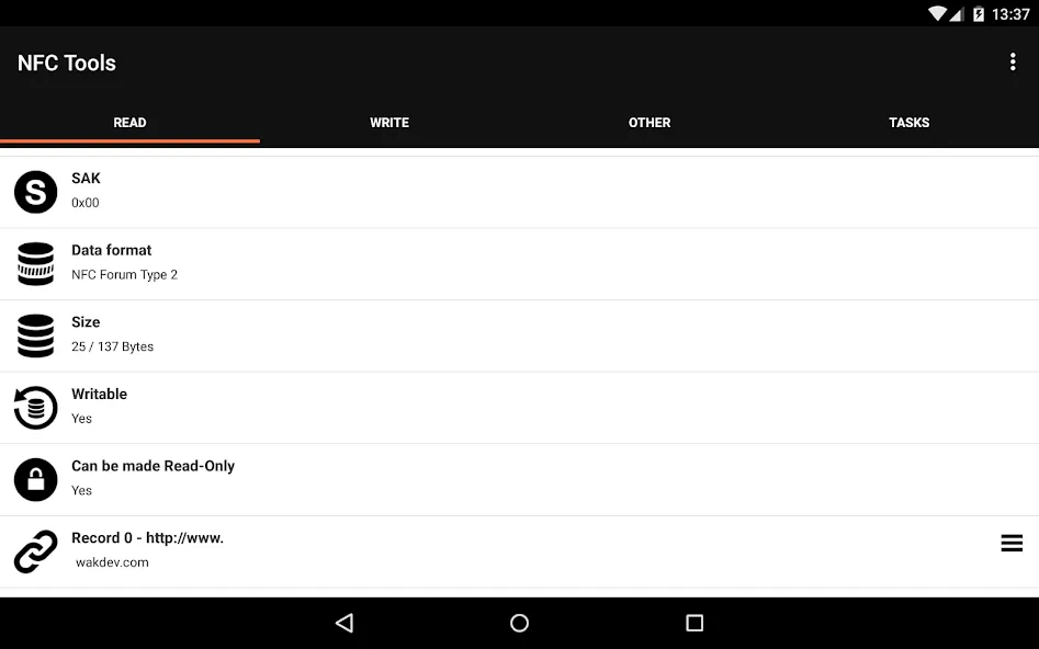 NFC Tools screenshot 9