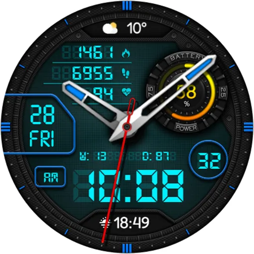 Hybrid PIKANT Watch face screenshot 18