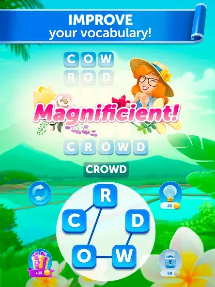 Bouquet of Words: Word Game screenshot 9