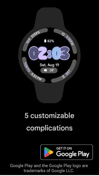 Android 14 Watch Face I screenshot 2