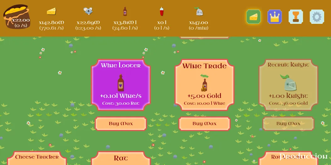 Knights of Cheese Idle screenshot 6