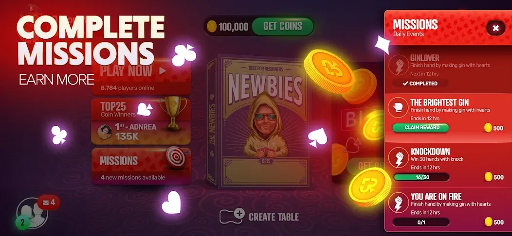 Gin Rummy Extra - Online Rummy screenshot 4