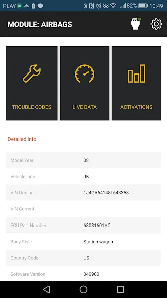 OBD JScan screenshot 3