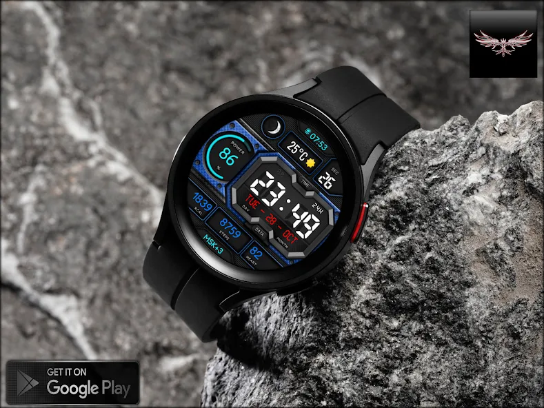 Flux Digital Watch Face screenshot 8
