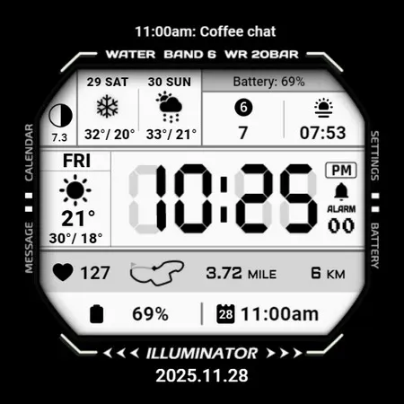 ACRO Multi G Digital Watchface screenshot 27