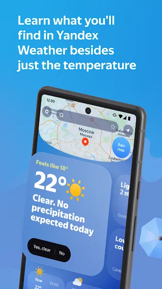 Yandex Weather & Rain Radar screenshot 1