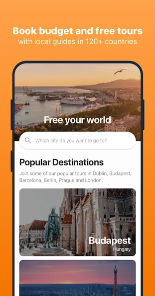 Freetour.com - travel app screenshot 1