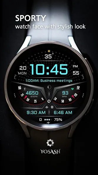 A475 Angry Eyes Digital Face screenshot 2