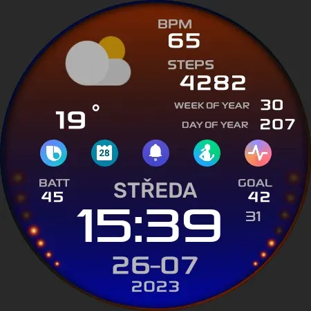 PW81 Big Digital Weather Watch screenshot 35