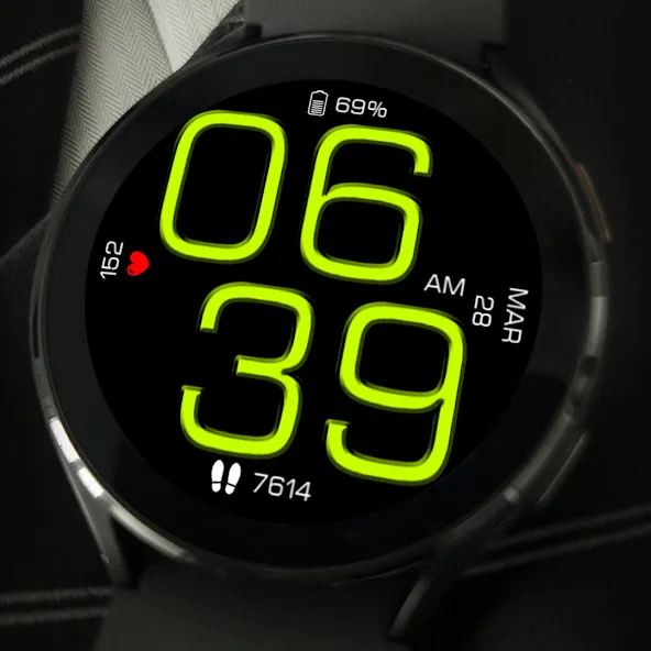 Key WF14 Digital Watch Face screenshot 5