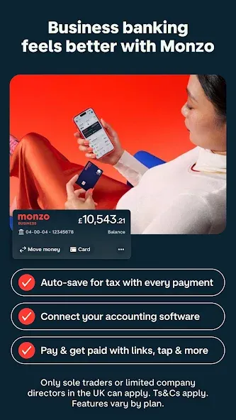 Monzo Bank - Mobile Banking screenshot 2