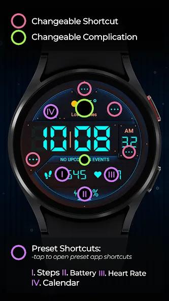 TVV Digital Watch Face screenshot 4
