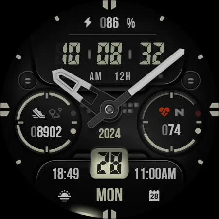 KF160 Watch face screenshot 9