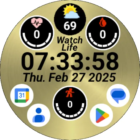 WatchLife Watch Face screenshot 1