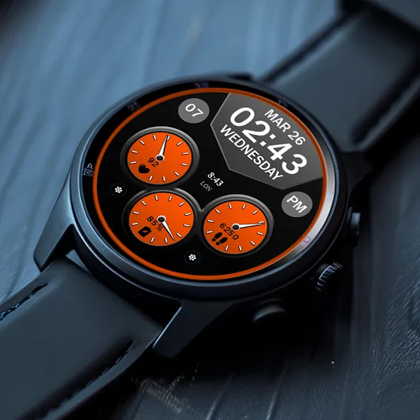 Key WF64 Digital Watch Face screenshot 3