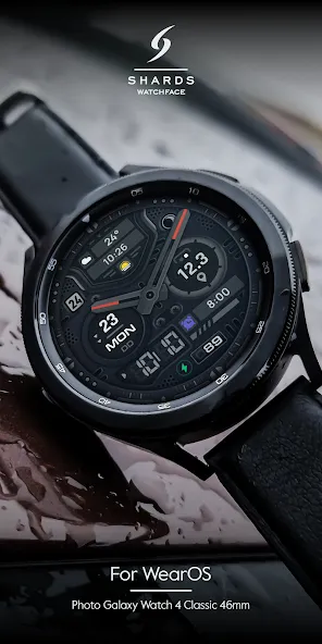 SH056 Watch Face, WearOS watch screenshot 4
