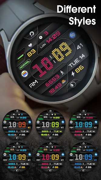PRADO 19 Digital Watch Face screenshot 5