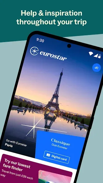 Eurostar: Train travel & Hotel screenshot 2