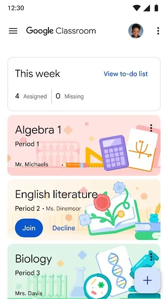 Google Sala de Aula screenshot 5