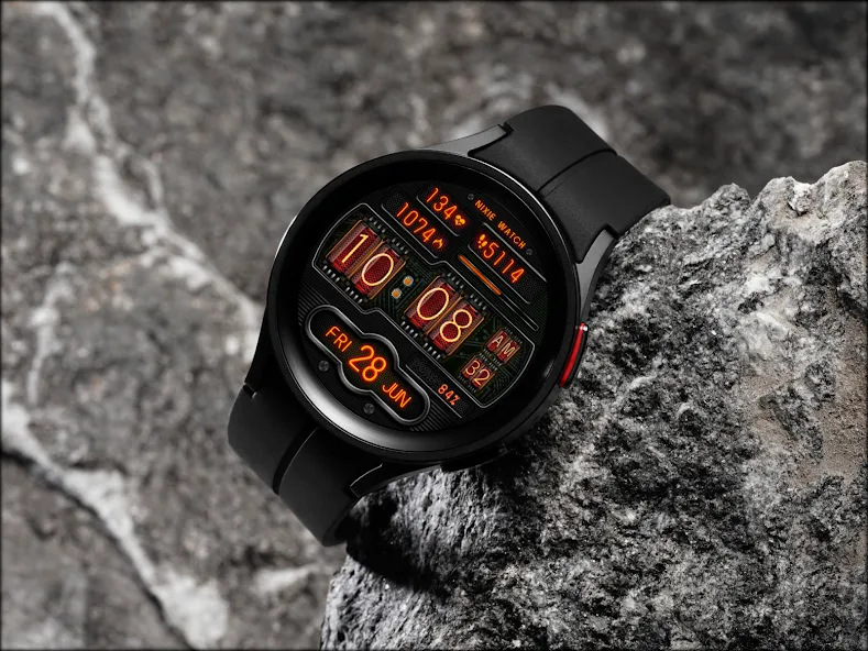 NIXIE DIGOTAN WS03 Watch face screenshot 4