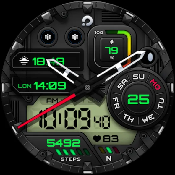 PRADO X101 Hybrid Watch Face screenshot 11