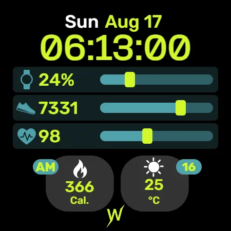 Data Stream Watch Face screenshot 8