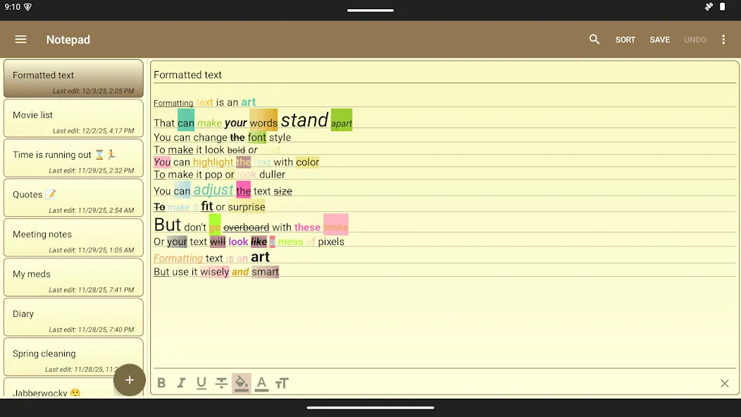 Notepad - simple notes screenshot 20